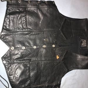 Leather Vest Blank Cut